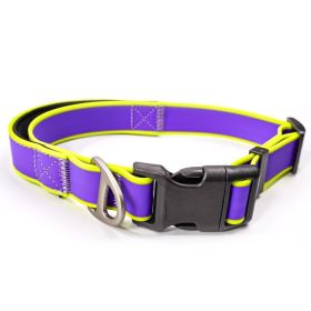 Fashionable New Tactical Collar Allows You To Better Control Your Beloved Dog (Option: Purple-50cm)